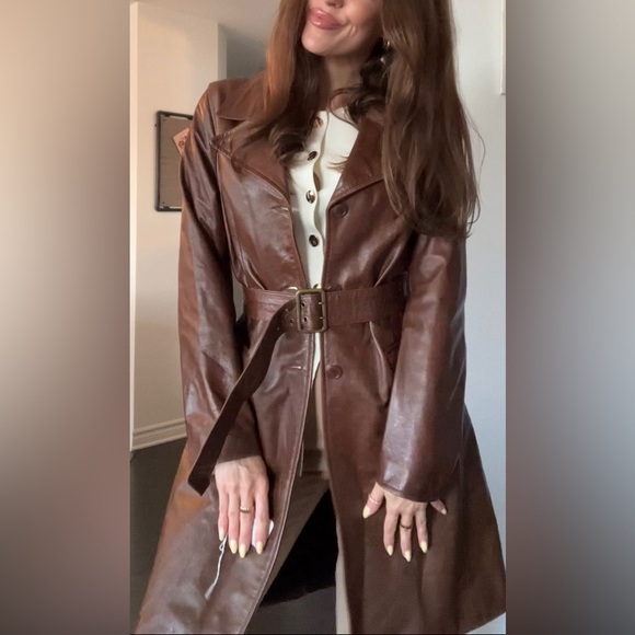 RUDSAK Jackets & Blazers - Vintage Rudsak Brown leather coat